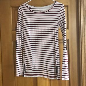 Elbow patch long tee